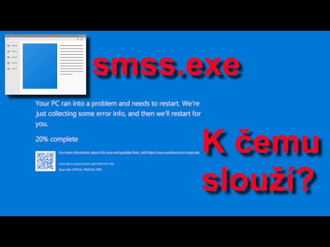 Co dělá proces smss.exe?