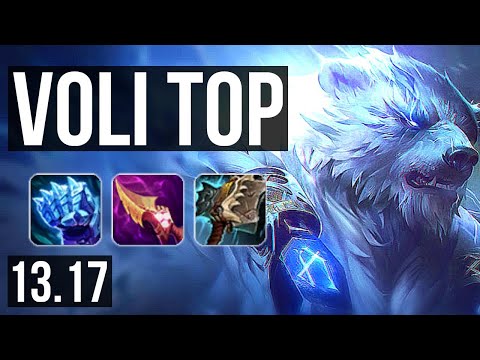 VOLI vs SION (TOP) | 8/0/4, Legendary | NA Master | 13.17