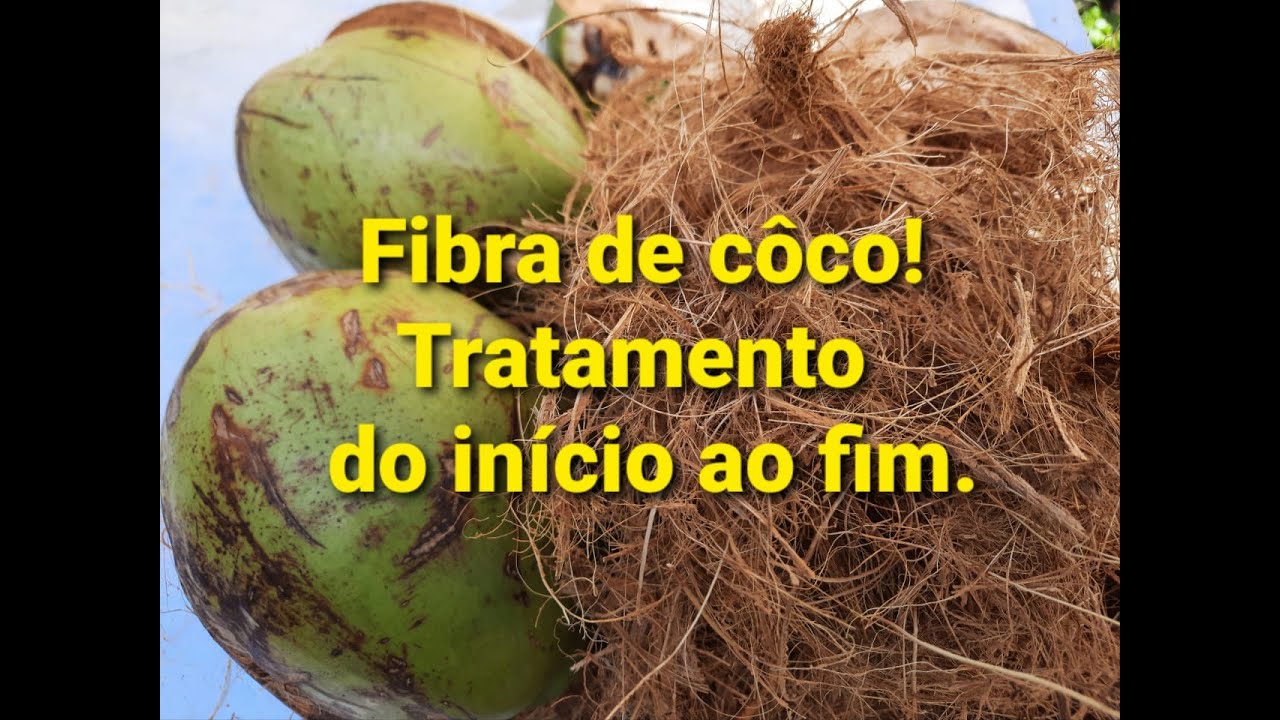 FIBRA DE CÔCO! TRATAMENTO DO INÍCIO AO FIM.