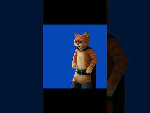Puss in Boots "I Am Not Really a Math Guy" Blue Screen
