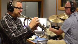 Tony Guerrero & Matt Johnson - recording "Soul Kitchen"