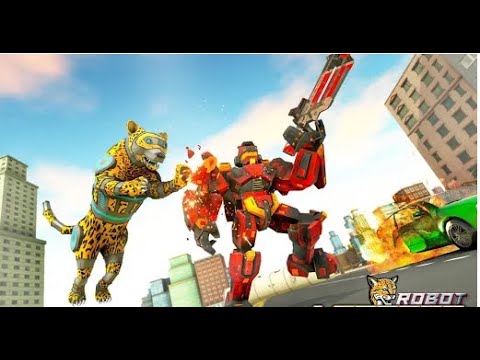 New Leopard Robot Transform Part-1 | Rescue City Robot Bike Android GamePlay | By Game Crazy