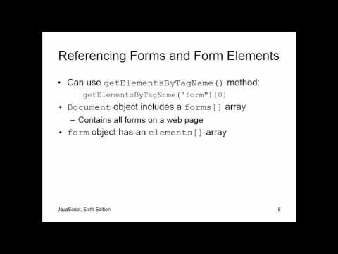 Javascript 6thedition Chapter06