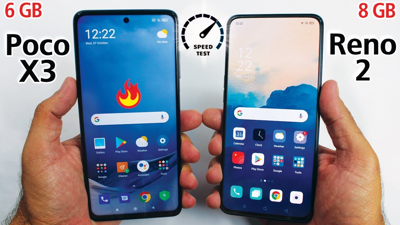 Xiaomi Poco X3 vs Oppo Reno 2 - Speed Test & Comparison!