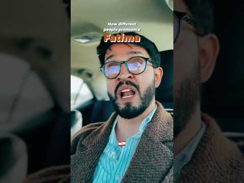 How different people pronounce FATIMA😂 #short #iraq #pronouncenames