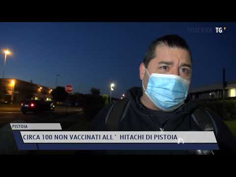 2021-10-15 PISTOIA - CIRCA 100 NON VACCINATI ALL' HITACHI DI PISTOIA