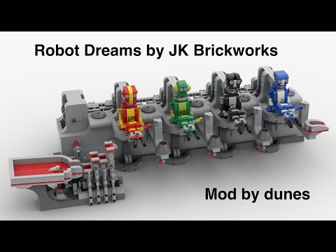Lego GBC Module - Robot Dreams by JK Brickworks