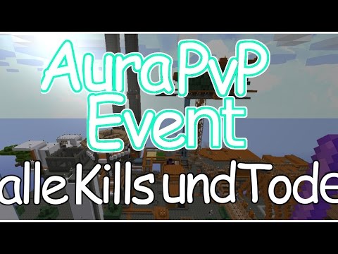 Minecraft Aura PvP Event 3 Highlights - All Kills and Deaths - MPZ