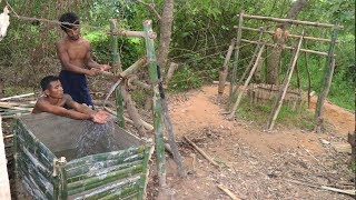Build Tank To Save Water From Groundwater