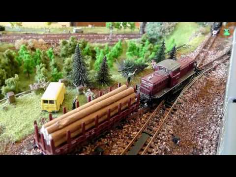 Modellbahn Anlage Spur N ( 1:160 ) Gleisplan, Aufbau und Gestaltung