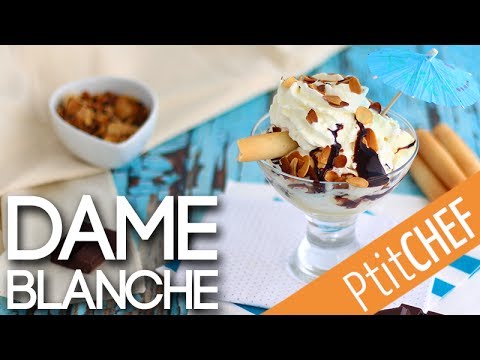 Recette de Glace Dame Blanche - Ptitchef.com