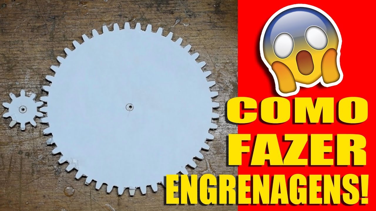 O SEGREDO QUE NÃO TE CONTARAM! Como fazer engrenagens!