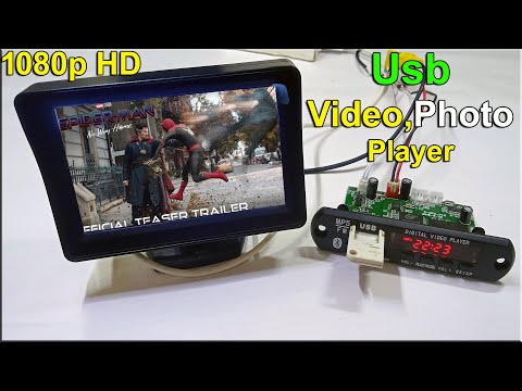 USB MP5 Video Player Part-2, 1080p Full HD Usb Video Player /Panel / Kit, How To Use  Usb Video Card