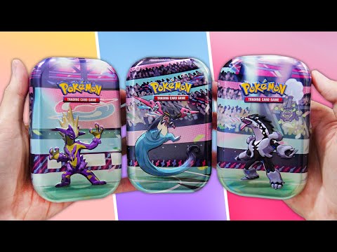 *IT'S A NIGHTMARE😡* OPEN 3 NEW MINI TIN POKEMON - Galar Prodigies Dragapult, Obstagoon and Toxtri...