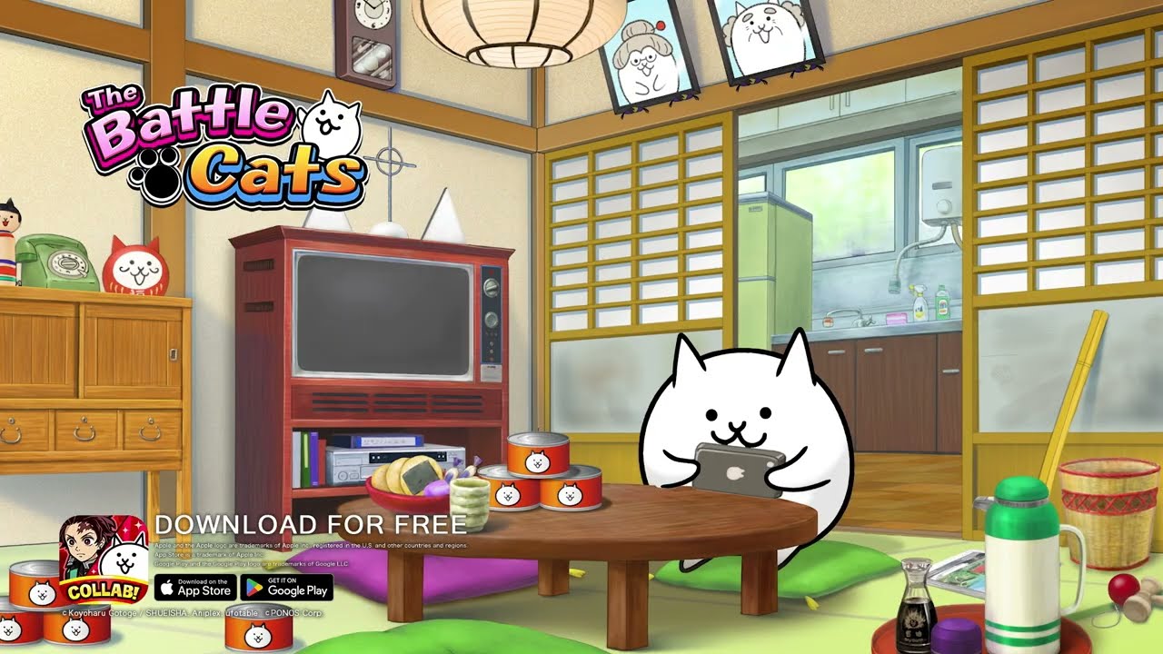 The Battle Cats x Demon Slayer: Kimetsu no Yaiba Collab Promo: "You're too slow!"