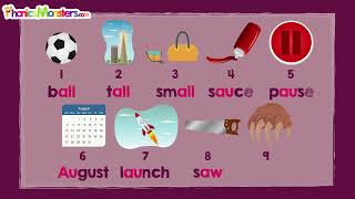 Level 4 - Video 8.1 Practice /all/ /au/ /aw/ ~ PhonicsMonsters.com