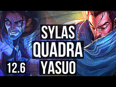 SYLAS vs YASUO (MID) | Quadra, 400+ games, Dominating | EUW Master | 12.6