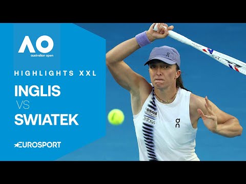Maddison Inglis - Iga Swiatek | Highlights XXL deutsch | Achtelfinale | Australian Open 2026