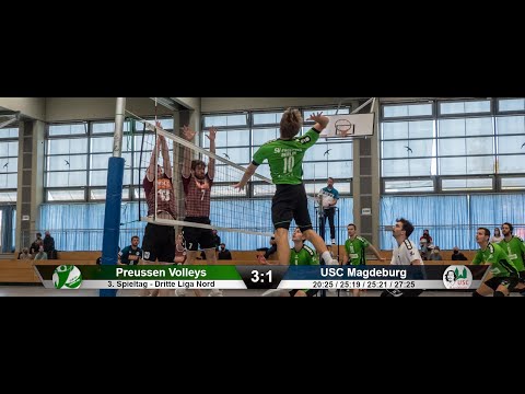 3. Spieltag: Preußen Volleys vs. USC Magdeburg
