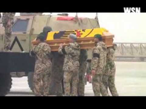 Good-bye to three fallen Bundeswehr comrades in Afghanistan in Mazar-e-Sharif