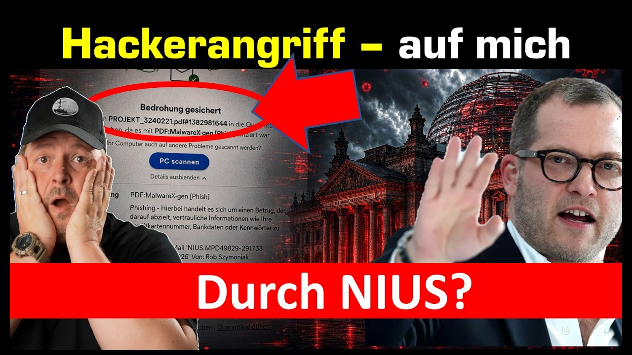 Hackerangriff auf mich durch NIUS? + auch 560 Bundestagabgeordnete betroffen