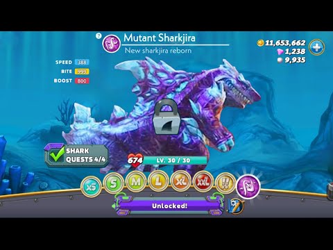 NEW SHARK ! MUTANT SHARKJIRA COMING SOON! - Hungry Shark World