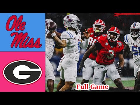 Georgia  VS. Ole Miss  FULL GAME College Football Playoff Quarterfinal at the Allstate Sugar Bowl