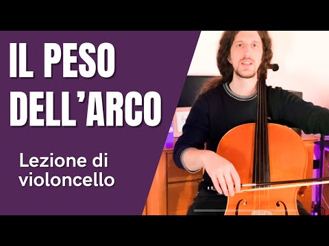 Il PESO dell’ARCO - lezione di violoncello (corso per principianti) - Riccardo Bortolaso