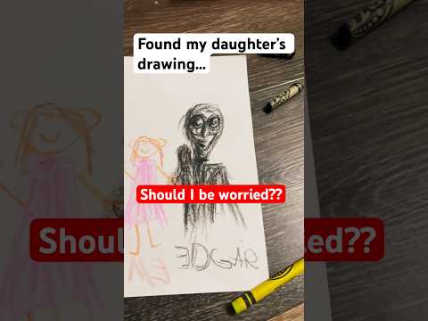 Should I be worried??😟 #horror #creepypasta #drawing #shorthorror