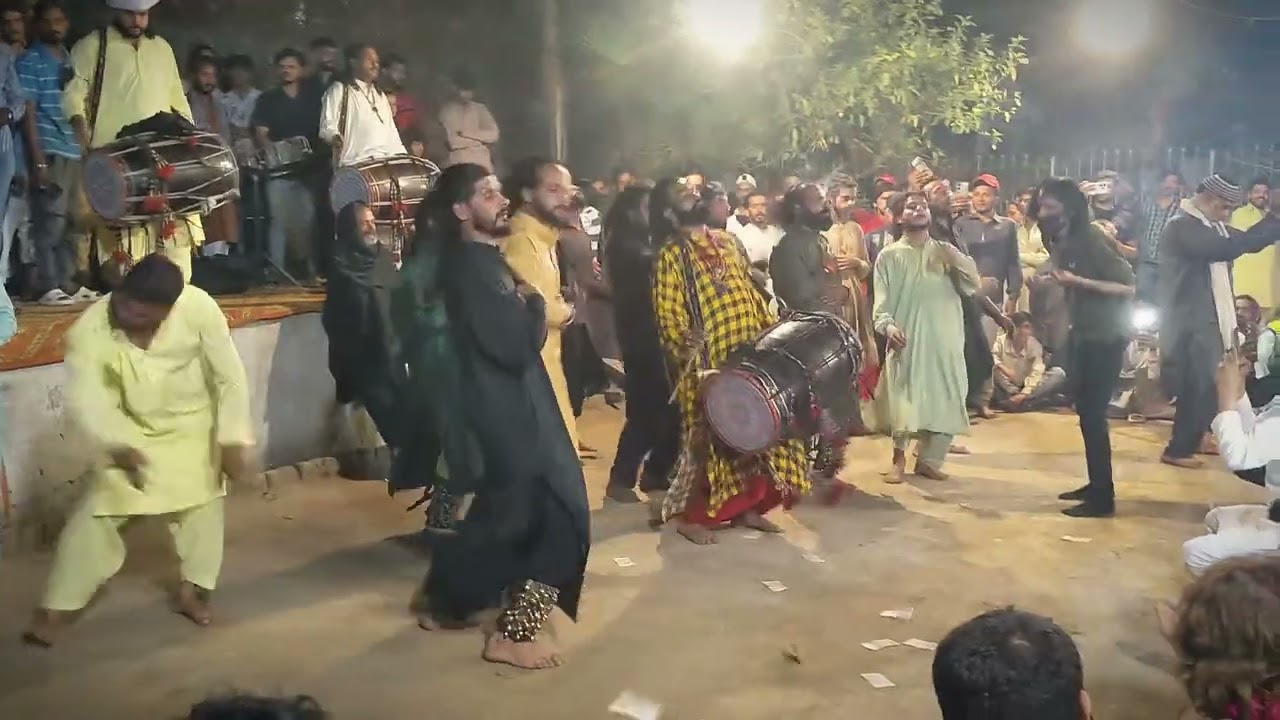 Dhamal - an ecstatic, trance-like Sufi ritual