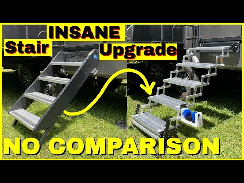 Torklift Glowstep Revolution Uprising Stairs - Install and Review - Why Not RV : Ep 108