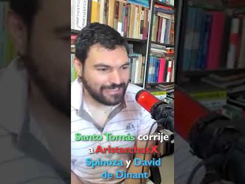 Santo Tomas corrige a Aristarchus X, Spinoza y David de Dinant