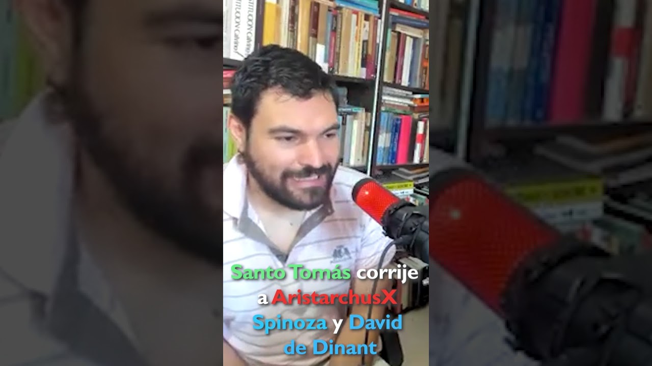 Santo Tomas corrige a Aristarchus X, Spinoza y David de Dinant