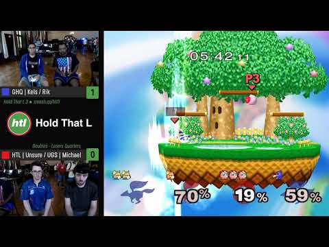 Hold That L 3 - GHQ | Kels / Rik vs HTL | Unsure / UGS | Michael - Doubles - Losers Quarters