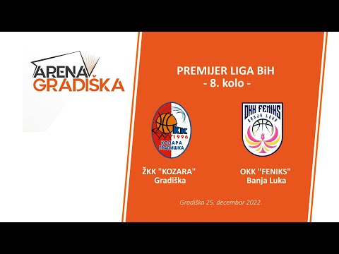 PREMIJER LIGA BiH (Ž) 8. KOLO |  Kozara - Feniks