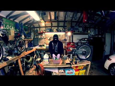 How to clean moped engine cases with acid