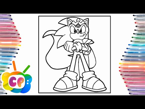 Sonic coloring pages/ Sonic like a king / Alan Walker - Fade [COPYRIGHTED NCS Release]