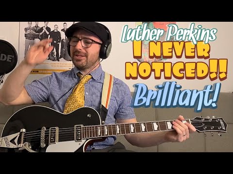 The Brilliant Luther Perkins (Johnny Cash) Guitar Technique I never noticed!! “Mystery Ghost Note!”