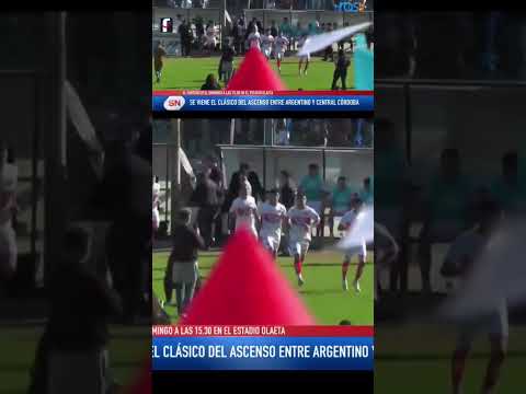 Se viene el Clásico del ascenso entre Argentino y Central Córdoba Domingo 15 30 en el Estadio Olaeta