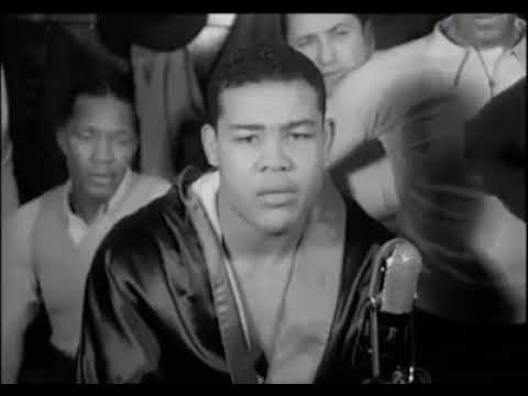 Joe Louis KO's Buddy Bear In First Round To Retain World Heavyweight Boxing Title January 9, 1942