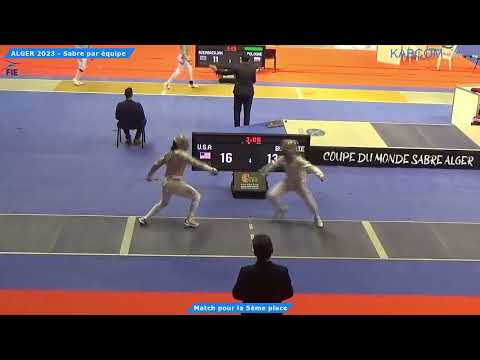 Algiers World Cup 2023 SWS TEAM - P5-6 - USA v Bulgaria