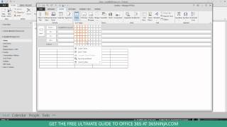 How to Insert and Format a Table in Outlook