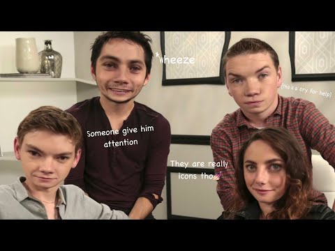 The Maze Runner cast are absolute memes