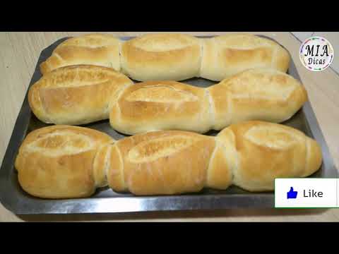 PÃO FRANCÊS - MASSA FEITA NA PANIFICADORA | Mia Dicas