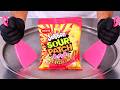 Sour Patch Kids Watermelon Ice Cream Rolls Satisfying Visual ASMR