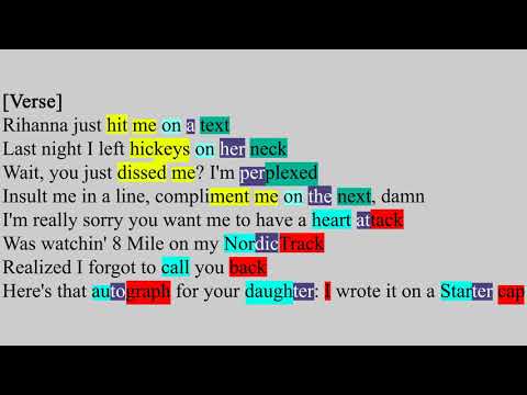 Rap Devil & Killshot | Compared rhyme scheme analysis Video