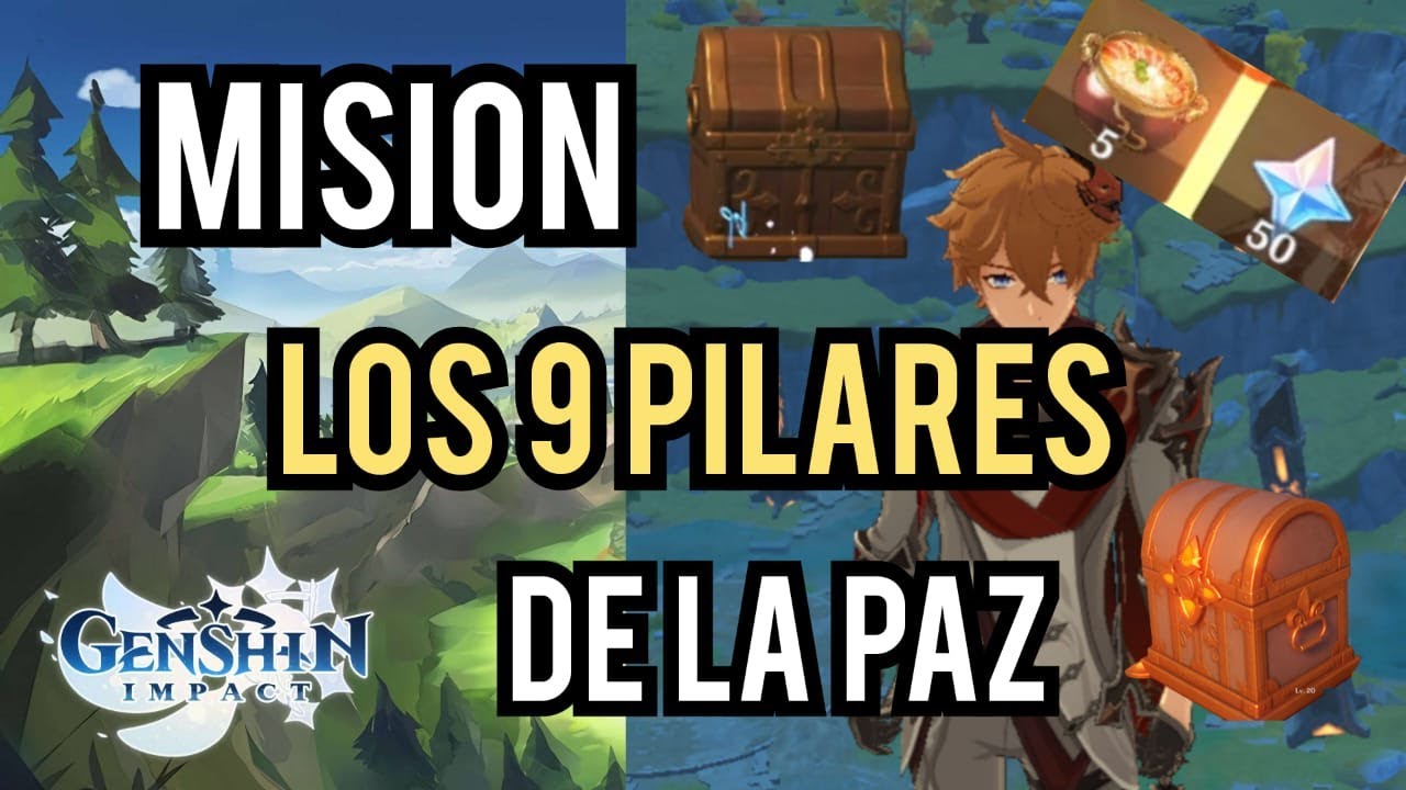 GUÍA LOS 9 PILARES DE LA PAZ 💥 MISIÓN Y COMO OBTENER LAS PIEDRAS REMINISCENTES I GENSHIN IMPACT 🗡