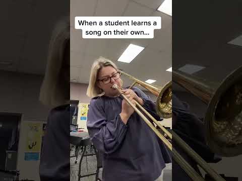 Bless their little hearts #banddirector #band #trombone #beginnerband #music #carelesswhisper