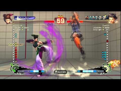 SSFIVAE~ Juri (Takashi 08) vs.  Makoto (Zizel20) HD