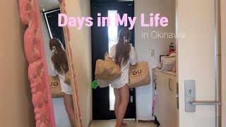 【主婦vlog🌺】沖縄移住ママの平日ルーティーン/夫とランチ🌮/平日自炊夜ご飯.母の夜食🌙